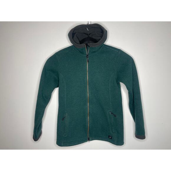 Eastern Mountain Sports EMS Full Zip Sweater Jacket Active Green Size Medium - Picture 1 of 9